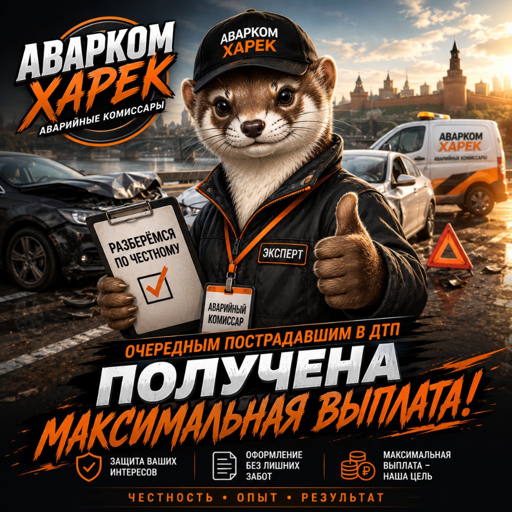 Харек — аварийный комиссар на месте ДТП